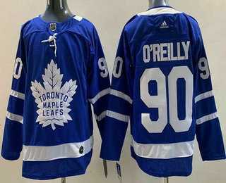 Mens Toronto Maple Leafs #90 Ryan OReilly Blue Authentitc Jersey